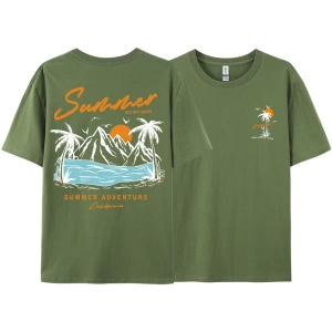 Y2k Vintage Tişört Tee Yaz tekrar Set macera California