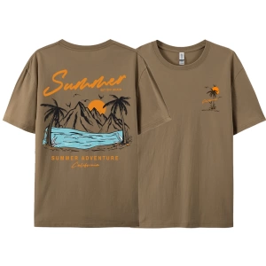 Y2k Vintage Tişört Tee Yaz tekrar Set macera California