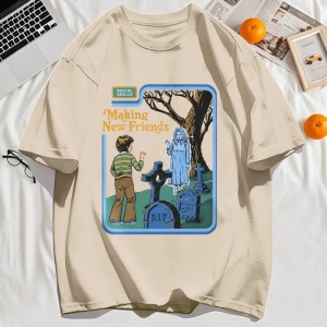 Y2k Vintage Tişört Tee Yeni Arkadaşlar Yapmak Baskı