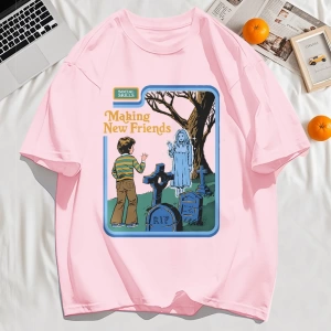 Y2k Vintage Tişört Tee Yeni Arkadaşlar Yapmak Baskı
