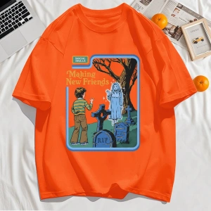 Y2k Vintage Tişört Tee Yeni Arkadaşlar Yapmak Baskı