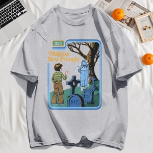 Y2k Vintage Tişört Tee Yeni Arkadaşlar Yapmak Baskı