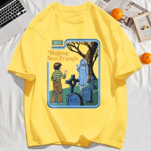 Y2k Vintage Tişört Tee Yeni Arkadaşlar Yapmak Baskı