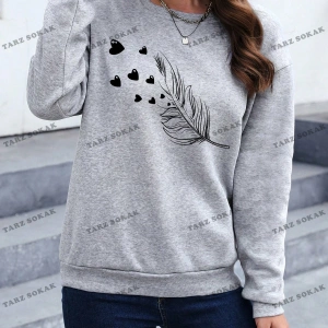 Y2K YENİ SEZON SSWEAT HARAJUKA KUROMİ RETRO KOD 125 Gri