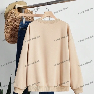 Y2K YENİ SEZON SSWEAT HARAJUKA KUROMİ RETRO KOD 1283 Bej