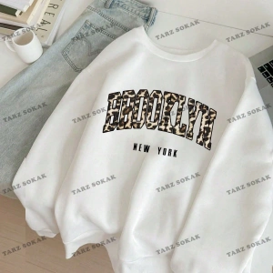 Y2K YENİ SEZON SSWEAT HARAJUKA KUROMİ RETRO KOD 1283 Beyaz