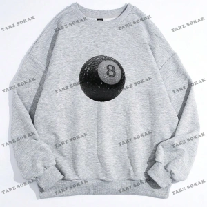 Y2K YENİ SEZON SSWEAT HARAJUKA KUROMİ RETRO KOD 1283 Beyaz