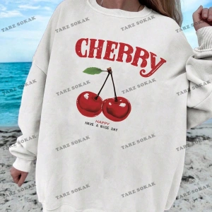 Y2K YENİ SEZON SSWEAT HARAJUKA KUROMİ RETRO KOD 1283 Beyaz