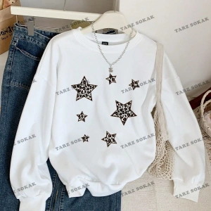 Y2K YENİ SEZON SSWEAT HARAJUKA KUROMİ RETRO KOD 1283 Beyaz