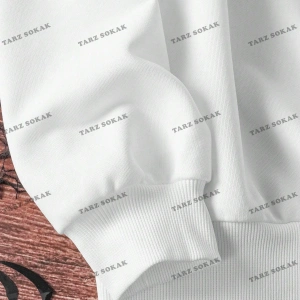 Y2K YENİ SEZON SSWEAT HARAJUKA KUROMİ RETRO KOD 1283 Beyaz