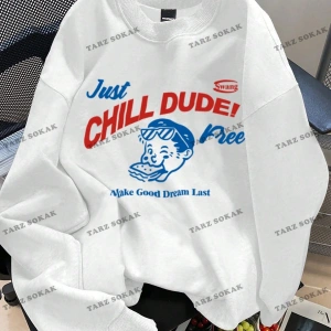 Y2K YENİ SEZON SSWEAT HARAJUKA KUROMİ RETRO KOD 1522 Haki