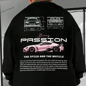 Y2K YENİ SEZON SSWEAT HARAJUKA KUROMİ RETRO KOD 1553 Pembe