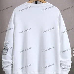 Y2K YENİ SEZON SSWEAT HARAJUKA KUROMİ RETRO KOD 1583 Beyaz