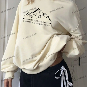 Y2K YENİ SEZON SSWEAT HARAJUKA KUROMİ RETRO KOD 16 Bej