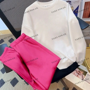 Y2K YENİ SEZON SSWEAT HARAJUKA KUROMİ RETRO KOD 16 Beyaz