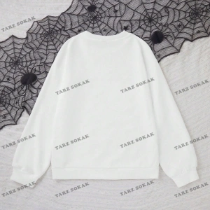 Y2K YENİ SEZON SSWEAT HARAJUKA KUROMİ RETRO KOD 16 Beyaz