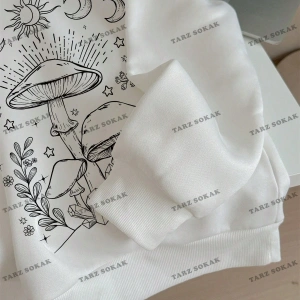 Y2K YENİ SEZON SSWEAT HARAJUKA KUROMİ RETRO KOD 16 Beyaz