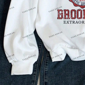 Y2K YENİ SEZON SSWEAT HARAJUKA KUROMİ RETRO KOD 16 Beyaz