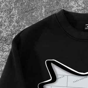 Y2K YENİ SEZON SSWEAT HARAJUKA KUROMİ RETRO KOD 1601 Siyah