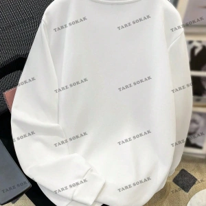 Y2K YENİ SEZON SSWEAT HARAJUKA KUROMİ RETRO KOD 1606 Beyaz