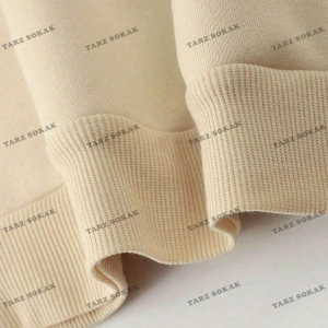 Y2K YENİ SEZON SSWEAT HARAJUKA KUROMİ RETRO KOD 1617 Bej