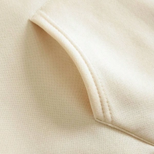 Yasolin----Galaxy Özel Baskılı Oversize Kapüşonlu Sweatshirt Bej