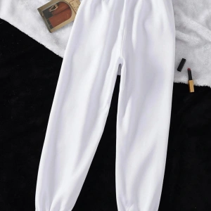 Yasolin----Unisex Kadın/Erkek Özel Renkli Düz Paça Lastik Eşofman Altı Jogger