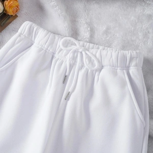 Yasolin----Unisex Kadın/Erkek Özel Renkli Düz Paça Lastik Eşofman Altı Jogger