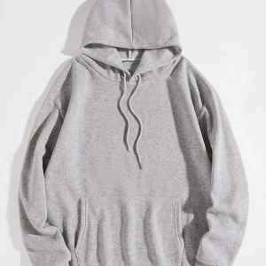 Yasolin----Unisex Kapüşonlu Radiate Baskılı Oversize Kapüşonlu Sweatshirt Gri