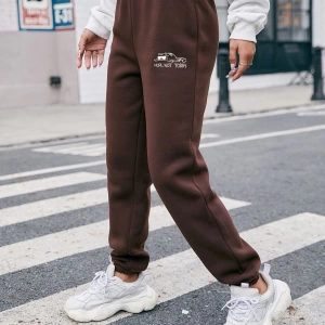 Yatan Kedi Baskılı Unisex Eşofman Altı Daxis Sportwear