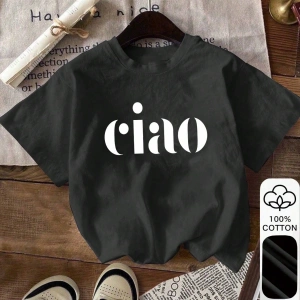 Adrift DAZY Kadın Düz Renk Yuvarlak Yaka Bol Kesim Uzun Kısa Kollu Tişört Yaz