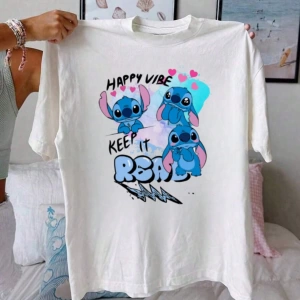 Yazlık Kadın Bol Tişört, SURF CLUB ve Araba Baskılı, %100 Pamuk, Beyaz Kısa Kollu Grafik Tişö
