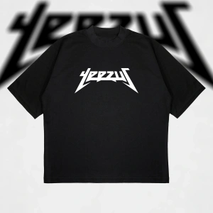 Yeezus Basic Oversize Unisex Pamuklu Nefes Alan Kalın Kumaşlı