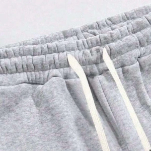 Yeni Erkek Kaburgalı Eşofman Altı İnek Desenli, Elastik Bel, Bağcıklı, Günlük Spor Jogger Pan