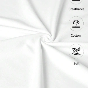 Yıldız Grafikli Yuvarlak Yaka Kısa Kollu Crop