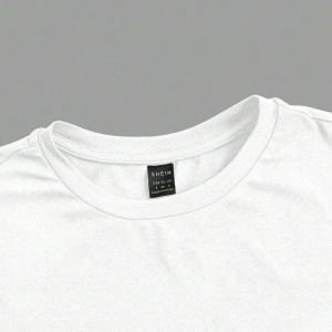 Yıldız Grafikli Yuvarlak Yaka Kısa Kollu Crop