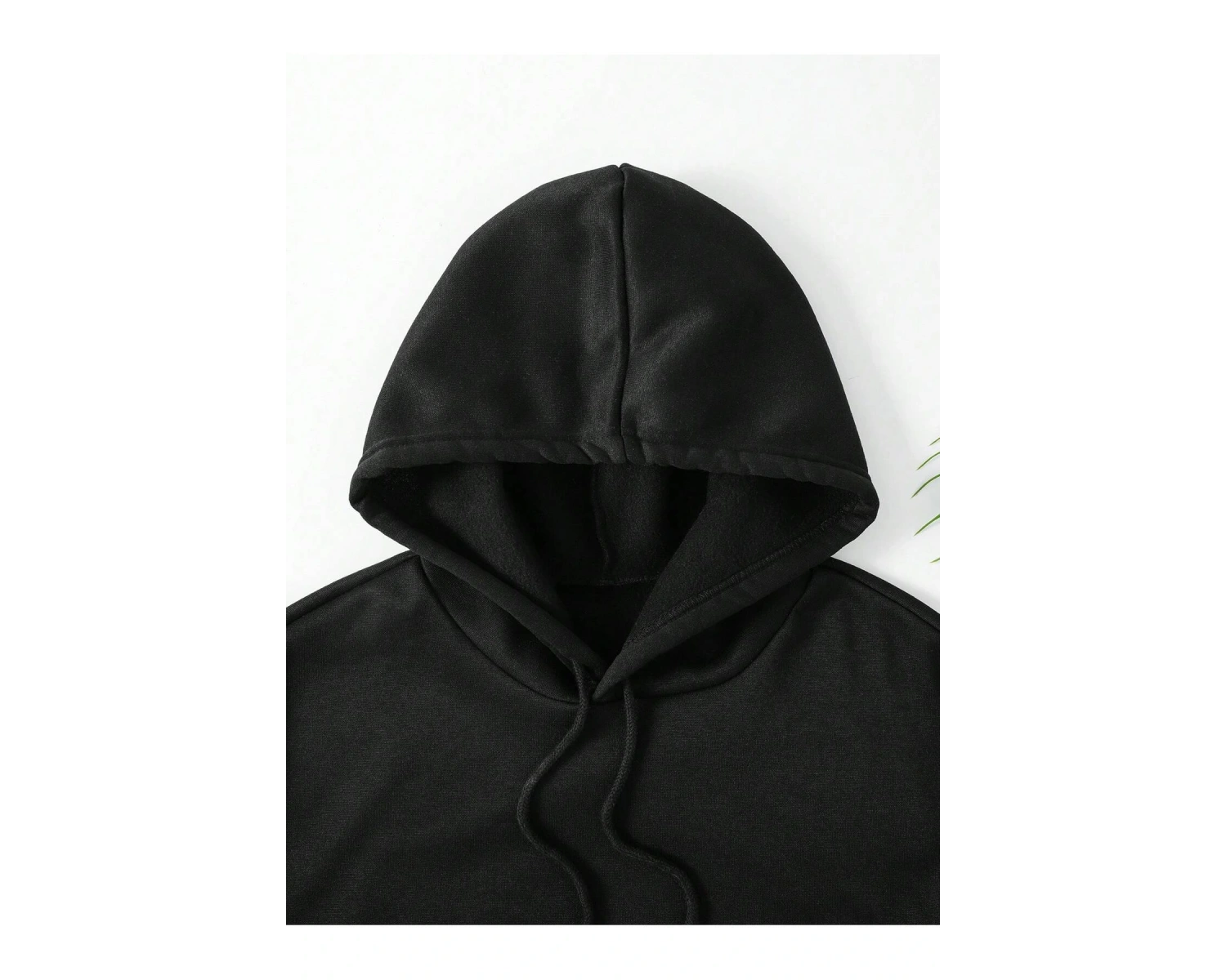 . Essnce Floral & Butterfly Print Kangaroo Pocket Drawstring Hoodie Siyah