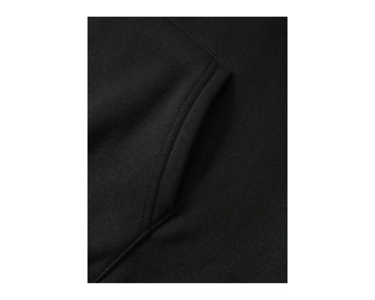 . Essnce Floral & Butterfly Print Kangaroo Pocket Drawstring Hoodie Siyah