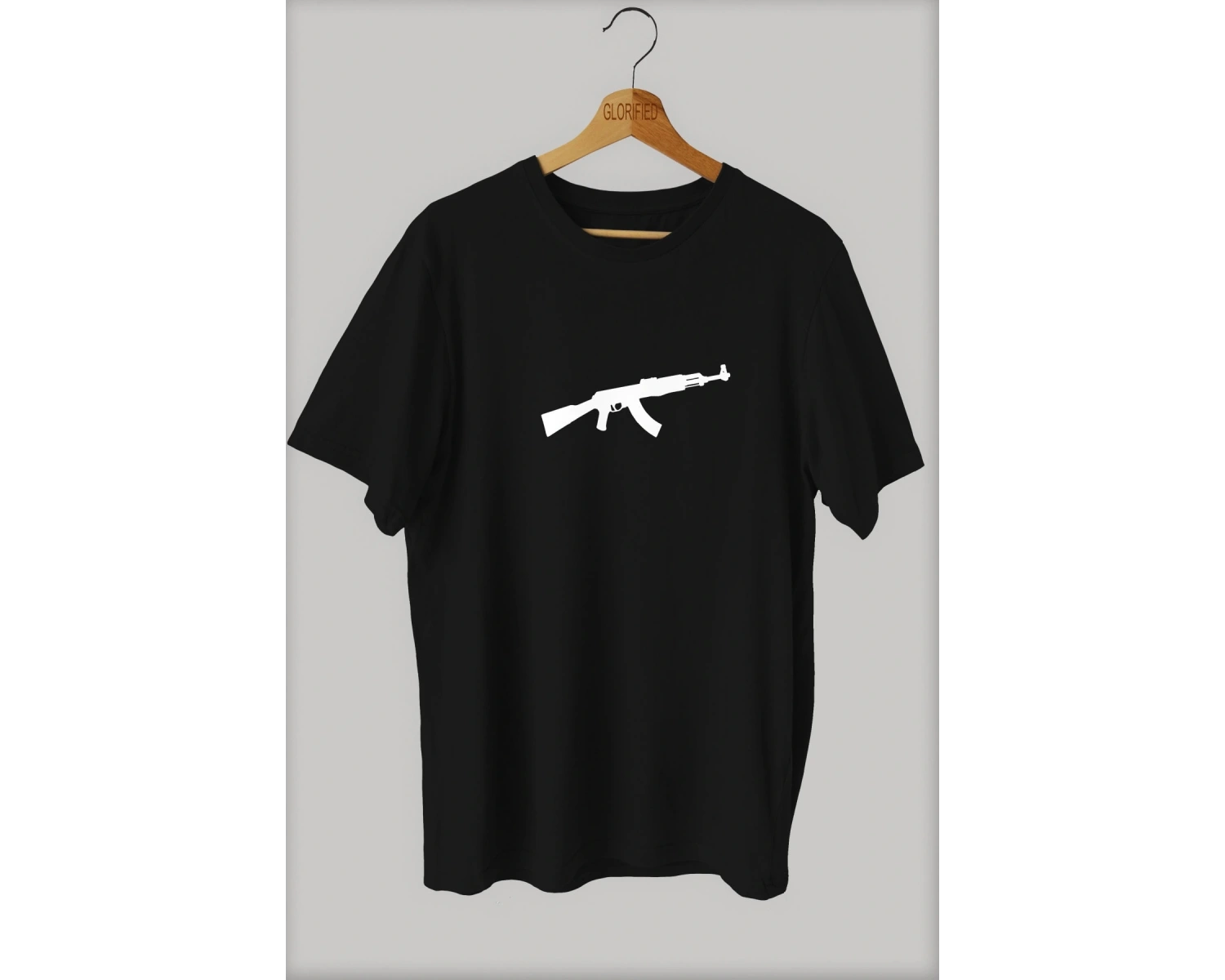 -wed Ak 47 (keleş) Baskılı Oversize T-shirt ( Tişört )sokak Tarzı