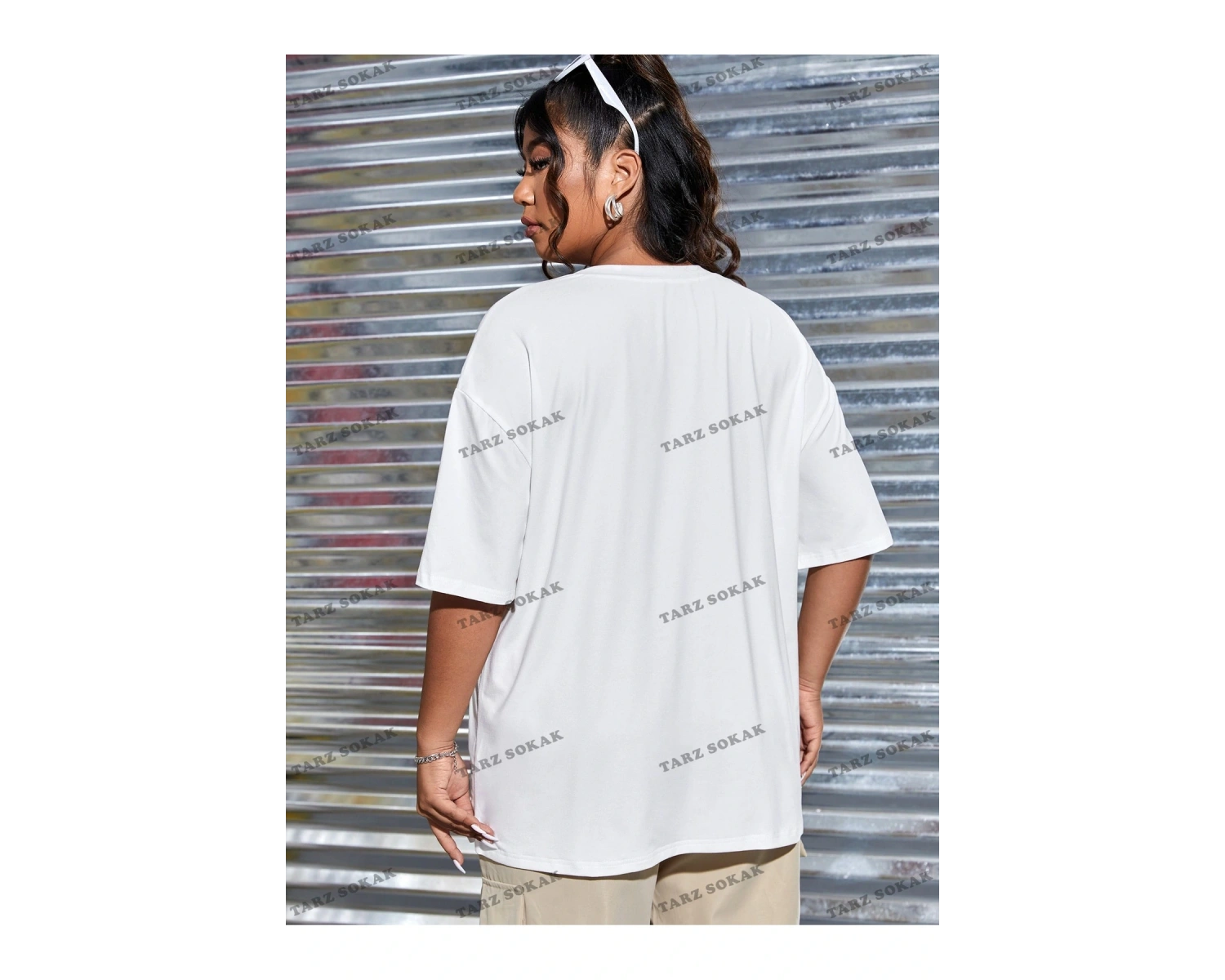 1898brooklyn Baskılı Oversize Kalıp Unisex T-shirt