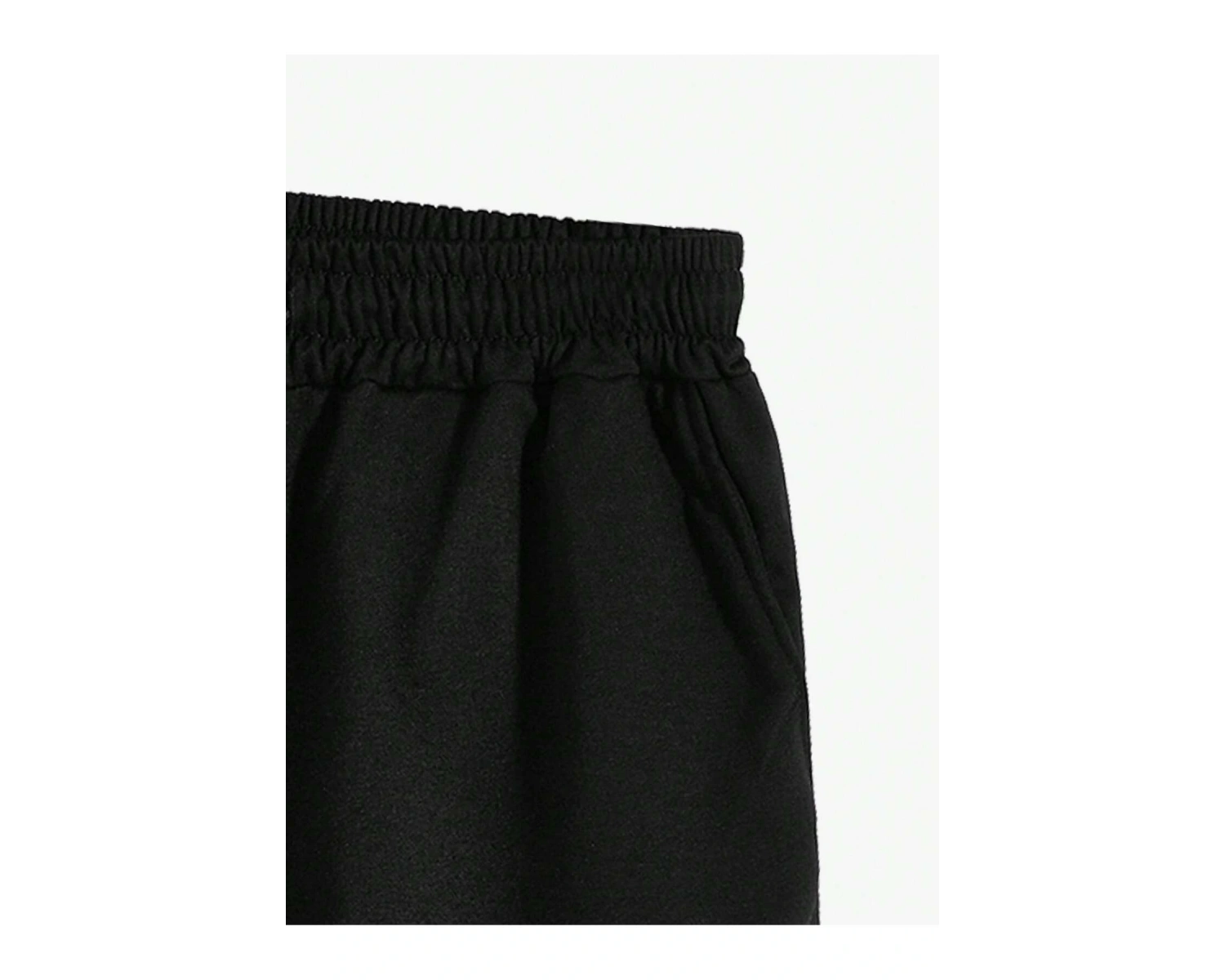 2 adet/takım Erkek Yaz Rahat Spor Düz Renk Mürettebat Tişört ve Şort Takımı