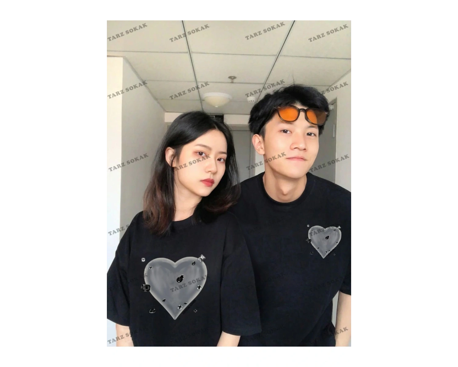 2 Adet Tir Harajuku Style Çift Sevgili Kombinleri Couple Clothing Yeni Sezon