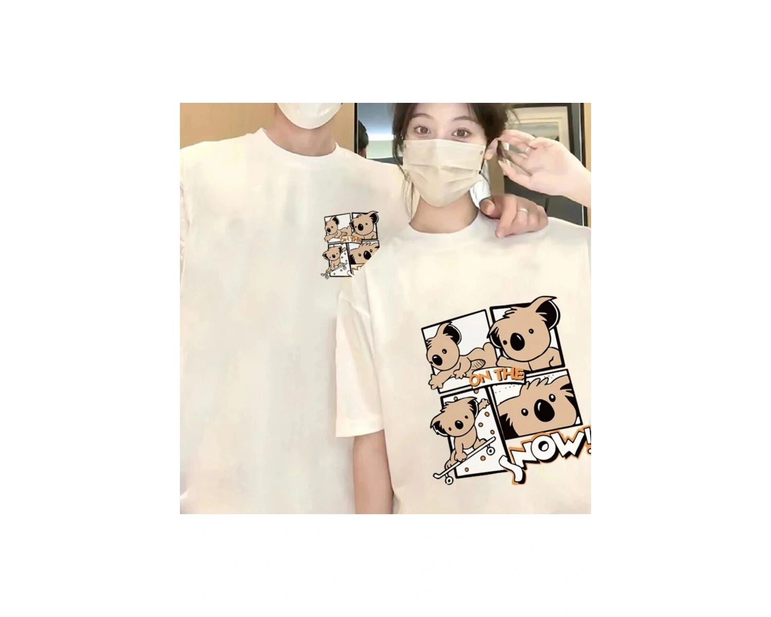 2 Adet Tir Harajuku Style Çift Sevgili Kombinleri Couple Clothing Yeni Sezon