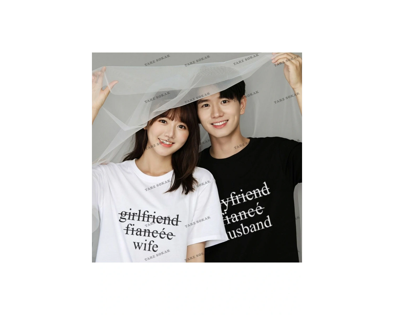 2 Adet Tir Harajuku Style Çift Sevgili Kombinleri Couple Clothing Yeni Sezon