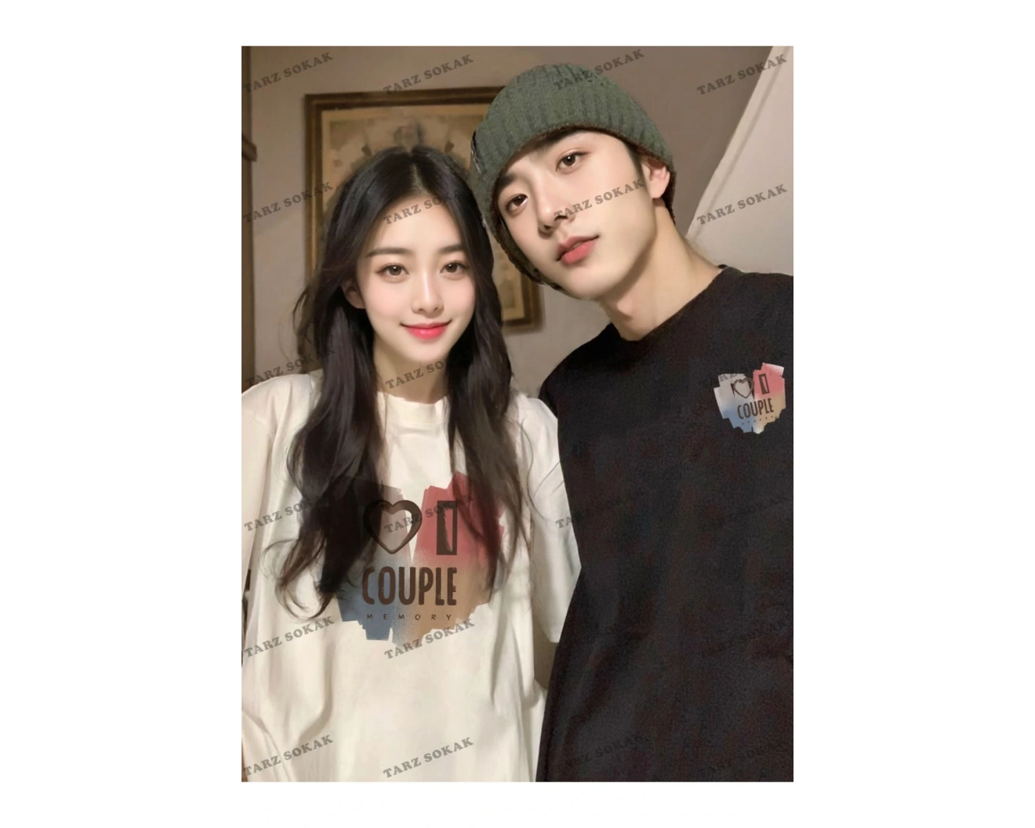 2 Adet Tir Harajuku Style Çift Sevgili Kombinleri Couple Clothing Yeni Sezon