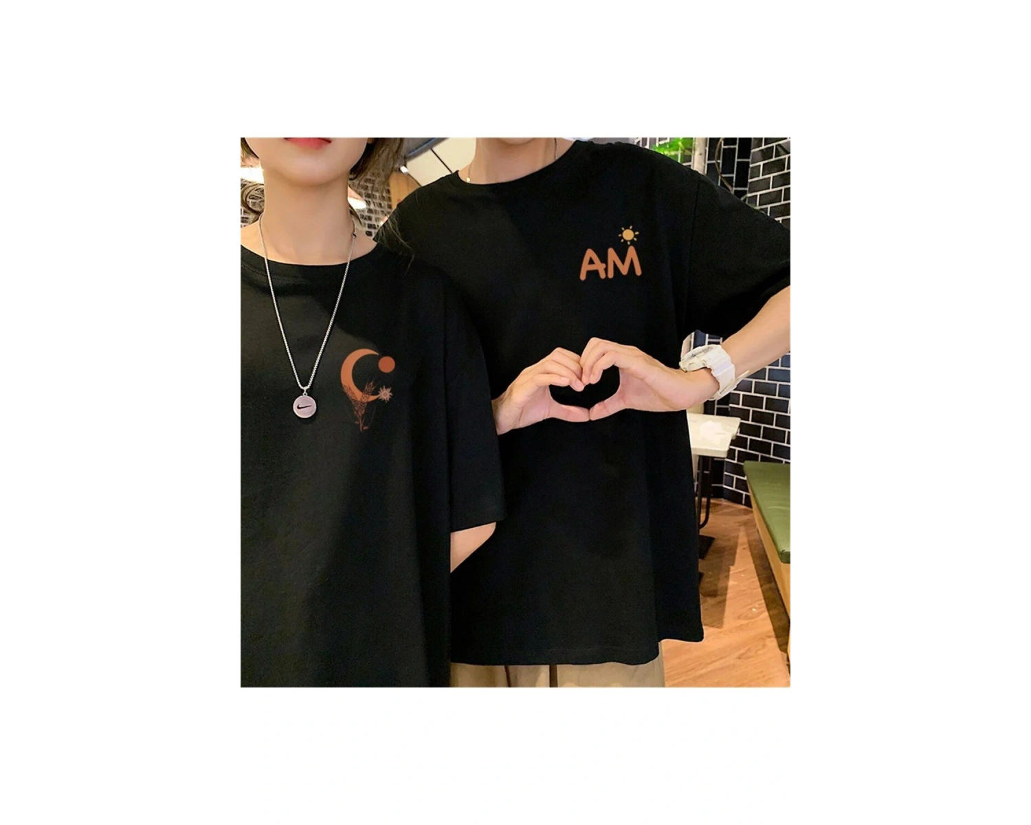 2 Adet Tir Harajuku Style Çift Sevgili Kombinleri Couple Clothing Yeni Sezon