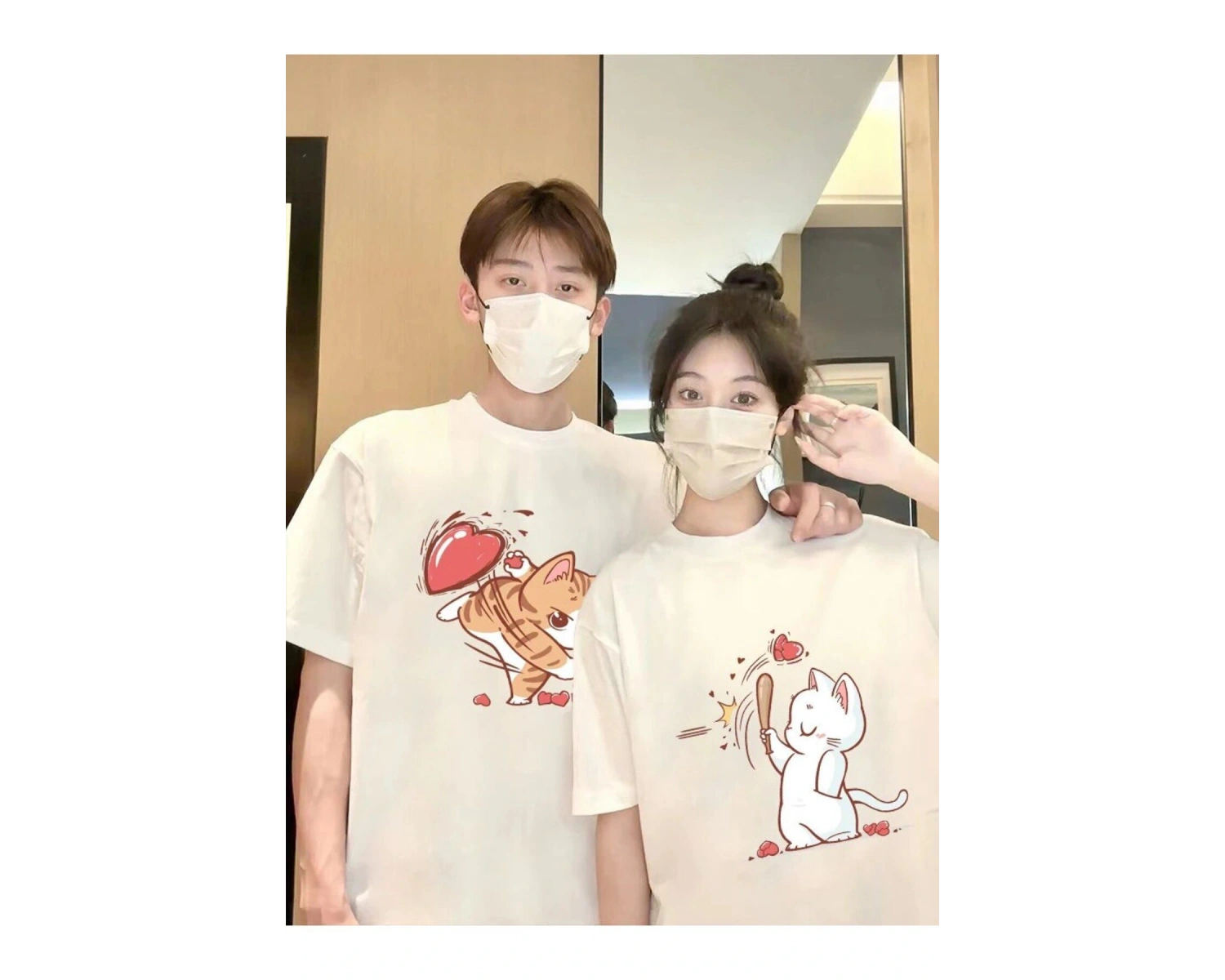 2 Adet Tir Harajuku Style Çift Sevgili Kombinleri Couple Clothing Yeni Sezon