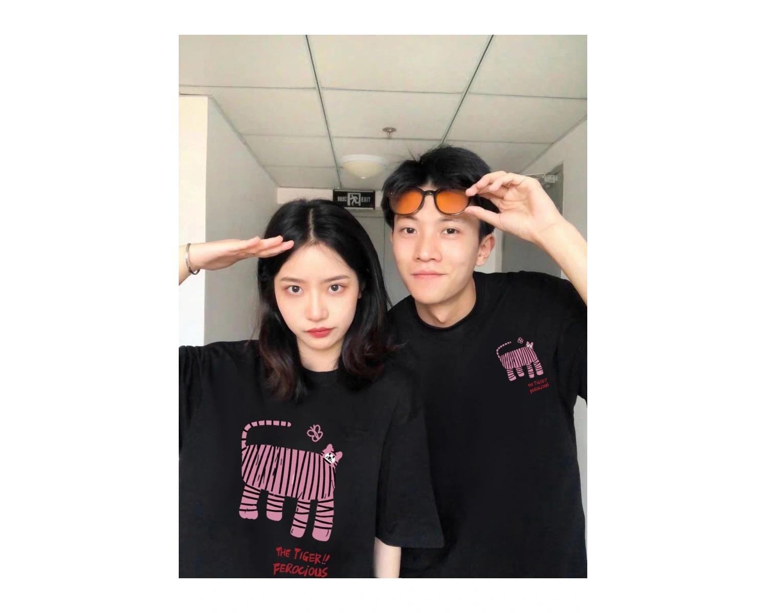 2 Adet Tir Harajuku Style Çift Sevgili Kombinleri Couple Clothing Yeni Sezon