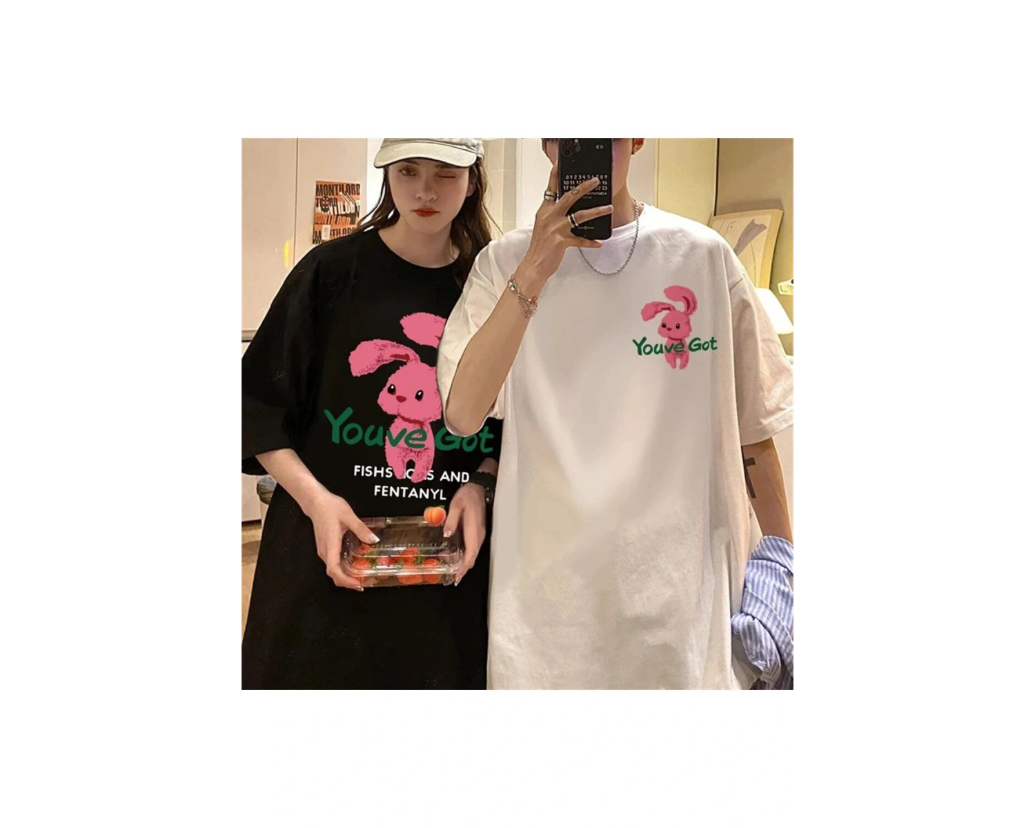 2 Adet Tir Harajuku Style Çift Sevgili Kombinleri Couple Clothing Yeni Sezon