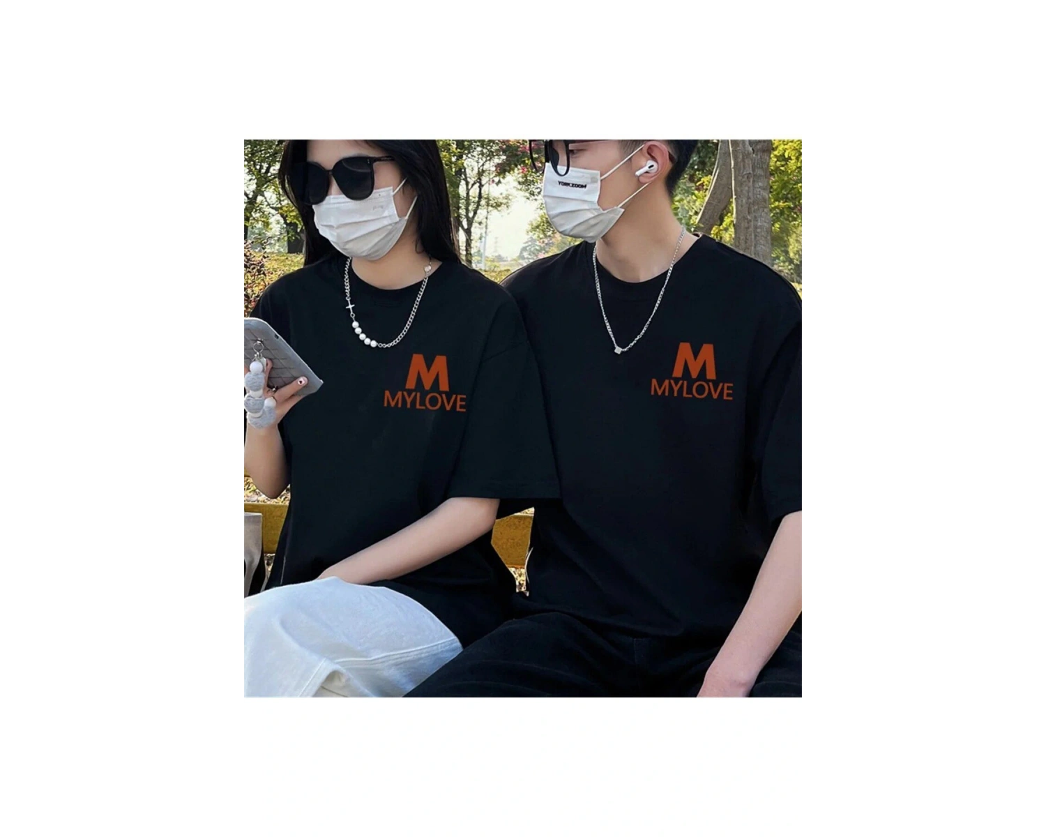 2 Adet Tir Harajuku Style Çift Sevgili Kombinleri Couple Clothing Yeni Sezon